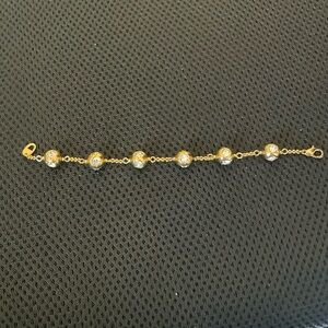 Beautiful gold crystal bracelet